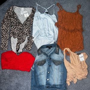 Women’s lot size small tops